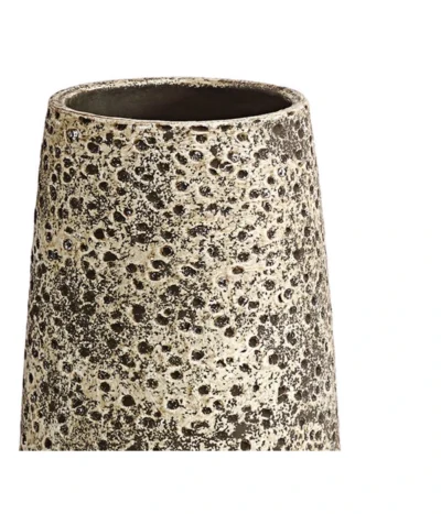 Dehner Keramik-Vase Stef, Rund, Braun, Ca. Ø16/H30 Cm -Haus Pflanzen Welt 4084356 PR DE 001 TT1StefVaseBraun30DehnerExpressHerzig