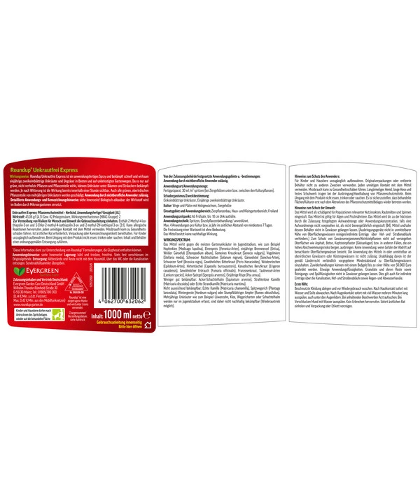 Roundup® Unkrautfrei AC, 1 L 4 Roundup® Unkrautfrei AC, 1 L – Bild 2