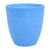 Farmet Kunststoff-Topf Orione Alto, Fluoreszierend -Haus Pflanzen Welt 4108742 WE FS 001 ORIONEALTOHoherRunderPflanzkuebelDurchmesser40cm40cmhochFLUORESZIERENDHELLBLAU