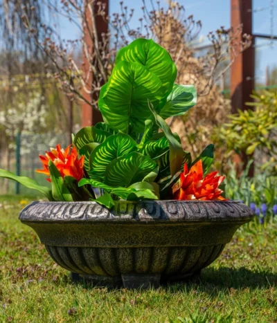 Roto Kunststoff-Pflanzschale Ballett, Rund, Bronze, Ca. Ø50/H18,5 Cm 6 Roto Kunststoff-Pflanzschale Ballett, Rund, Bronze, Ca. Ø50/H18,5 Cm -Haus Pflanzen Welt 4142303 WE MO 001 RotoSchaleBallett