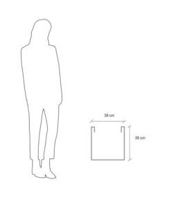 Farmet Kunststoff-Pflanzkübel Atlantis, Ca. B39/H39/T39 Cm -Haus Pflanzen Welt 4181921 WE DE 004 ATLANTISPflanzkuebe39x39x39cmhochLILA