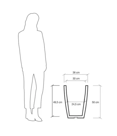 Farmet Kunststoff-Topf-Set Hydra, Konisch, Anthrazit, 2-teilig 13 Farmet Kunststoff-Topf-Set Hydra, Konisch, Anthrazit, 2-teilig -Haus Pflanzen Welt 4183653 WE DE 004 HYDRARunderPflanzkuebelDurchmesser36cm50cmhochDUNKELANTHRAZIT