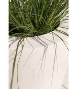 Fleur Ami Polystone-Pflanzgefäß Conical, Konisch, Ca. Ø43/H80 Cm -Haus Pflanzen Welt 4183984 WE DE 002 PolystPflgef43x80cmCreme