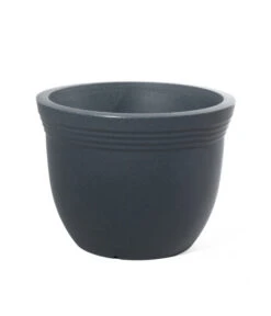 Farmet Kunststoff-Pflanzkübel Eos, Ca. ø 40/H29 Cm, Dunkelanthrazit