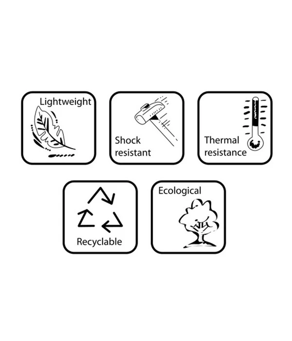 Farmet Kunststoff-Topf-Set Atlantis, Quadratisch, Grau, 2-teilig 4 Farmet Kunststoff-Topf-Set Atlantis, Quadratisch, Grau, 2-teilig – Bild 2