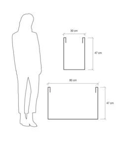 Farmet Kunststoff-Kasten Atlantis Divisorio 8 Farmet Kunststoff-Kasten Atlantis Divisorio -Haus Pflanzen Welt 4186110 WE DE 004 ATLANTISDIVISORIORechteckigerPflanzkuebel80x30x47cmhochSTEINBEIGE