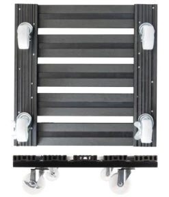 Wagner WPC-Pflanzenroller, 38 X 38 Cm, Anthrazit -Haus Pflanzen Welt 4272480 WE DE 006 MULTIROLLERWPC