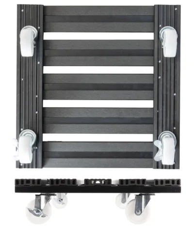 Wagner WPC-Pflanzenroller, 38 X 38 Cm, Anthrazit -Haus Pflanzen Welt 4272480 WE DE 006 MULTIROLLERWPC