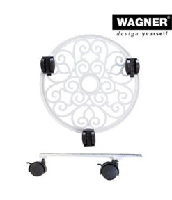 Wagner Pflanzenroller Antik, Ø 29 Cm, Weiß 10 Wagner Pflanzenroller Antik, Ø 29 Cm, Weiß -Haus Pflanzen Welt 4272506 WE FS 003 PflRollerAntikD29CM