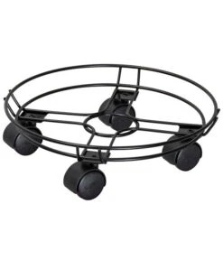 Wagner Pflanzenroller Draht, Ø 30 Cm, Schwarz