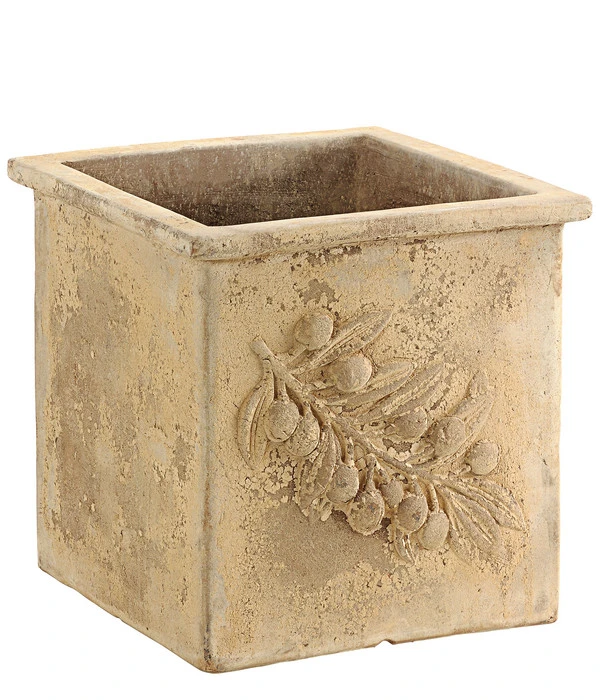 Dehner Terrakotta-Topf, Quadratisch, Terrakotta-antik 3 Dehner Terrakotta-Topf, Quadratisch, Terrakotta-antik