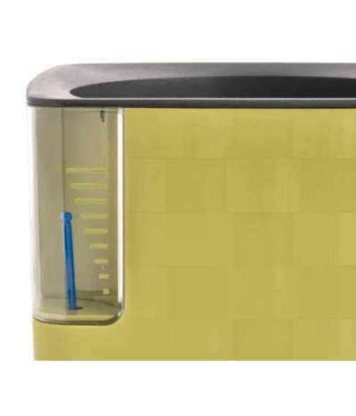 Dehner Kunststoff-Topf Mona, Eckig, Ca. B14/H14/T14 Cm -Haus Pflanzen Welt 4320735 PR DE 002 KunststofftopfMonaGruen