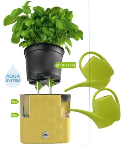 Dehner Kunststoff-Topf Mona, Eckig, Ca. B14/H14/T14 Cm -Haus Pflanzen Welt 4320750 PR FS 001 KunststoffTopfMonaGiessen