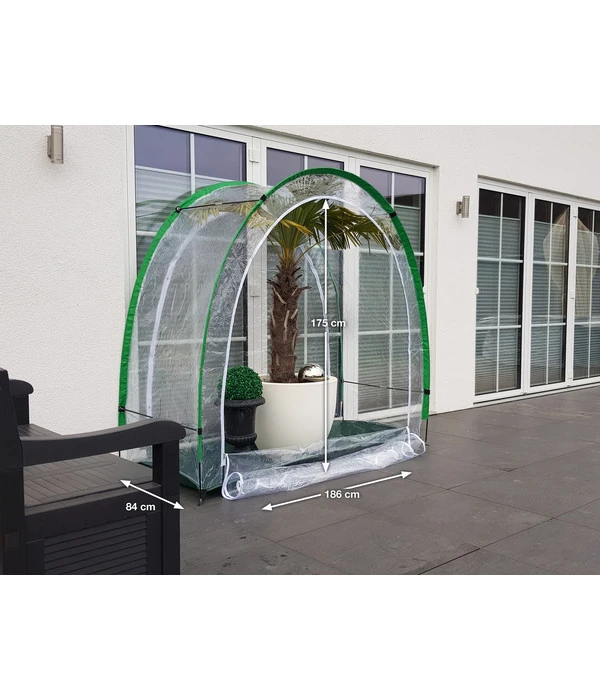 Bio Green Überwinterungszelt Arctic, Ca. B186/H175/T84 Cm 4 Bio Green Überwinterungszelt Arctic, Ca. B186/H175/T84 Cm – Bild 2