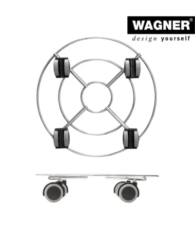 Wagner Pflanzroller, Verchromt -Haus Pflanzen Welt 4426193 WE FS 003 PflRollerMultiDraht