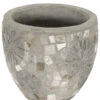 Dehner Keramik-Topf Mosaik, Grau -Haus Pflanzen Welt 4435475 4435491 4435509 WE FS 001 DehnerKeramikTopfMosaik