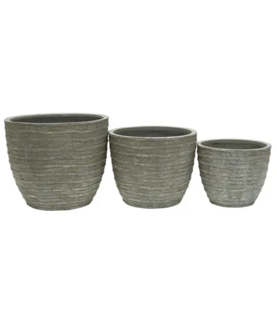 Dehner Leichtbeton-Topf Prunus, Graubraun -Haus Pflanzen Welt 4440772 4440822 4440848 WE DE 003 DehnerLeichtbetonTopfPrunus