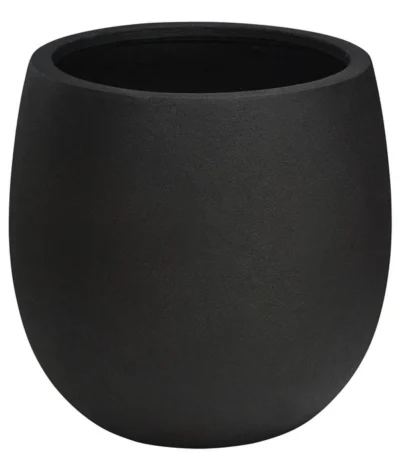 Dehner Polystone-Topf Balloon, Espresso