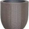 Dehner Polyrattan-Topf Alicante, Rund, Braun -Haus Pflanzen Welt 4442802 WE FS 002 DehnerPolyrattanTopbraun