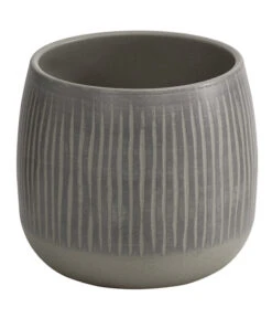 Dehner Übertopf-Set Pink Beauties, 2-teilig -Haus Pflanzen Welt 4461109 PR FS 001 TopfIdaGrauStreifen