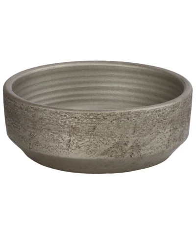 Dehner Keramik-Schale Kane, Rund, Braun, Ca. Ø24/H9 Cm