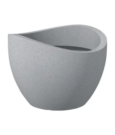 Scheurich Kunststoff-Topf Wave Globe, Rund, Ca. Ø60/H44,7 Cm