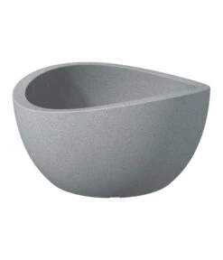 Scheurich Kunststoff-Topf Wave Globe, Rund, Ca. Ø39,3/H21 Cm