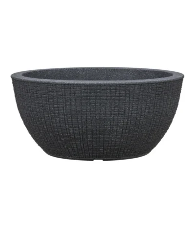 Scheurich Kunststoff-Topf Barceo Bowl, Rund, Ca. Ø39/H18 Cm