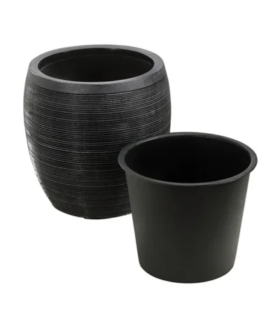 Dehner Polystone-Topf Singapur, Rund, Anthrazit 11 Dehner Polystone-Topf Singapur, Rund, Anthrazit -Haus Pflanzen Welt 5147558 5147566 5147574 WE DE 002 DehnerPolystonePflanztopfBlumentopf