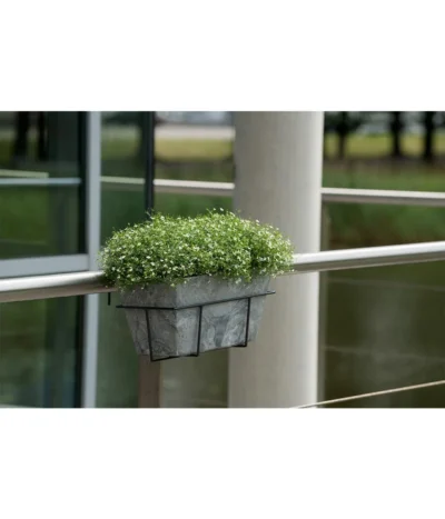 Artstone Kunststoff Blumenkasten Ella -Haus Pflanzen Welt 5160486 WE MO 002 KunststoffKastenEllagrau