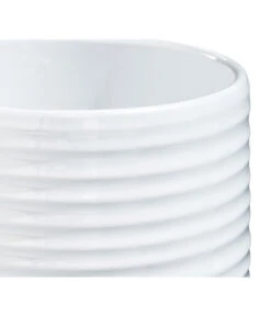 Dehner Keramik-Übertopf Lustrinado, Rund -Haus Pflanzen Welt 5174578 PR DE 001 KeramikUebertopfExLustriTopfWeiss135