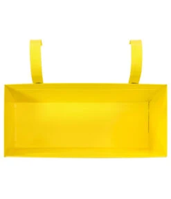 Zink-Blumenkasten -Haus Pflanzen Welt 5180542 WE DE 001 ZinkKastenmitBuegelhaltergelb40cmBlumenkasten