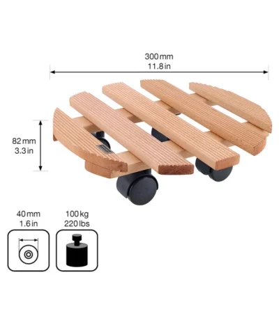 Wagner Pflanzroller Country, Ø 30 Cm -Haus Pflanzen Welt 5230057 WE BG 003 MULTIROLLERCOUNTRY