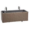 Dehner Kunststoff-Balkonkasten Florenz, Braun 2 Dehner Kunststoff-Balkonkasten Florenz, Braun -Haus Pflanzen Welt 5337845 BildFS 001 PolyrattanBlumenkastenFlorenzKastenFlorenz50X19x20cm