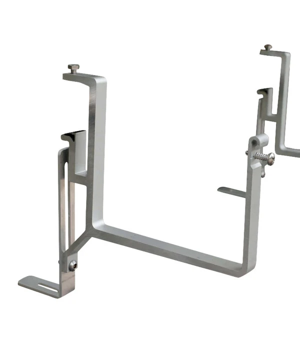 Universal-Blumenkastenhalter, Aluminium 3 Universal-Blumenkastenhalter, Aluminium