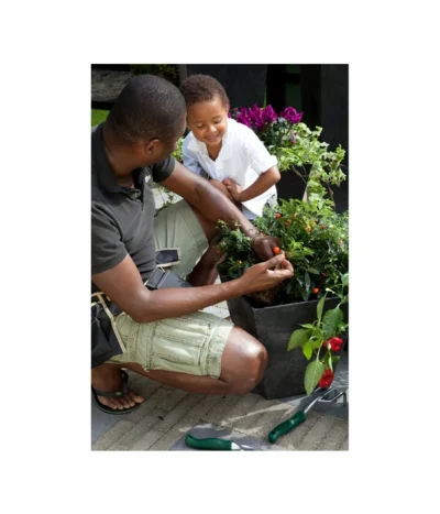 Artstone Kunststoff-Topf Ella -Haus Pflanzen Welt 5369905 WE MO 001 ArtstoneKunststoffBlumentopfEllaeckig