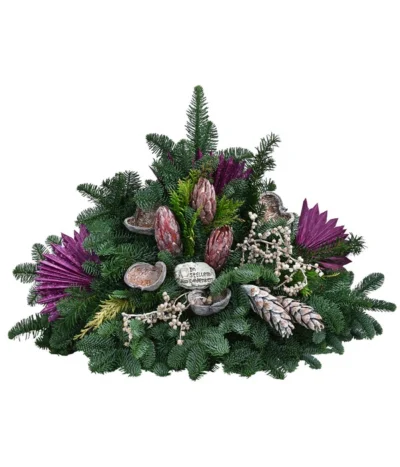 Grabbukett, Dreieckig, Pink, Ca. B70/H40/T40 Cm