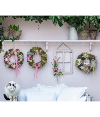 Dehner Türkranz Gießkanne, Ca. Ø28 Cm -Haus Pflanzen Welt 6273775 WE MO 001 Kraenze