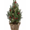 Geschmückter Weihnachtsbaum Kubu, Ca. H50 Cm 1 Geschmückter Weihnachtsbaum Kubu, Ca. H50 Cm -Haus Pflanzen Welt 6362404 WE FS 001 WeihnachtsbaumKorbKubu25cm