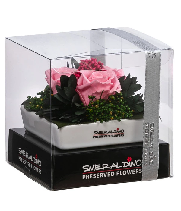 Dehner Keramik-Schale Mit Longlife-Rose Zina, Ca. B9,5/H6 Cm 4 Dehner Keramik-Schale Mit Longlife-Rose Zina, Ca. B9,5/H6 Cm – Bild 2