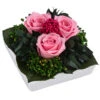 Dehner Keramik-Schale Mit Longlife-Rose Zina, Ca. B9,5/H6 Cm -Haus Pflanzen Welt 6380927 WE FS 003 LLSchaleZinaROSA