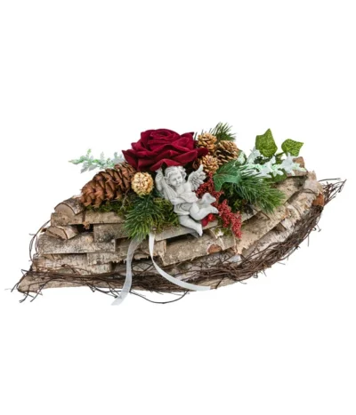 Grabgesteck Sören, Oval, Ca. B32/H16/T16 Cm