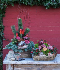 Grabgesteck In Liebe, Herzförmig, Ca. B55/H40/T45 Cm -Haus Pflanzen Welt 6462881 WE MO 001 SerieInLiebePremiumAllerheiligen2023 1