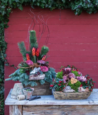 Grabgesteck In Liebe, Ca. B60/H80/T40 Cm -Haus Pflanzen Welt 6462881 WE MO 001 SerieInLiebePremiumAllerheiligen2023