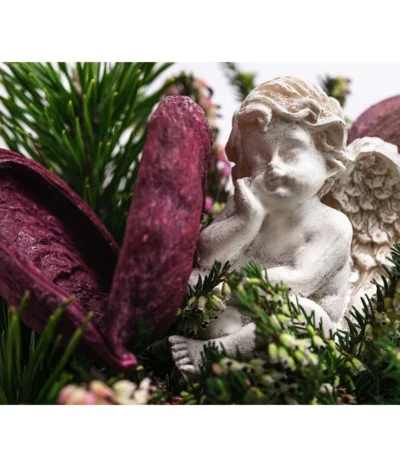 Grabgesteck Unvergessen, Rund, Ca. Ø20/H25 Cm -Haus Pflanzen Welt 6462915 WE DE 001 SerieUnvergessenPremiumAllerheiligen2023 1