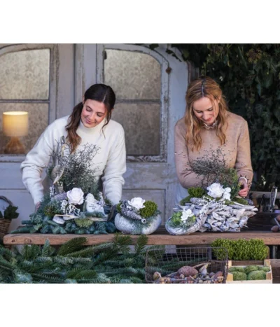 Grabgesteck Stille, Oval, Ca. B50/H50/T25 Cm -Haus Pflanzen Welt 6462949 WE MO 002 SerieStillePremiumAllerheiligen2023 1