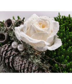 Grabgesteck Stille, Oval, Ca. B50/H50/T25 Cm 9 Grabgesteck Stille, Oval, Ca. B50/H50/T25 Cm -Haus Pflanzen Welt 6462964 WE DE 001 SerieStillePremiumAllerheiligen2023 1