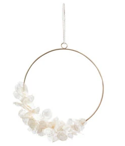 Dehner Türkranz Lunaria, Ca. Ø25 Cm -Haus Pflanzen Welt 6536783 WE FS 002 KranzLunaria