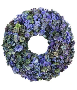 Dehner Kranz Hortensie, Blau/lila, Ca. Ø45 Cm