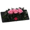 Dehner Arrangement Mit Longlife-Rose Cloe, Rosa, Ca. B19/H6/T10 Cm -Haus Pflanzen Welt 6537716 WE FS 002 LL Arrang CloeROSA